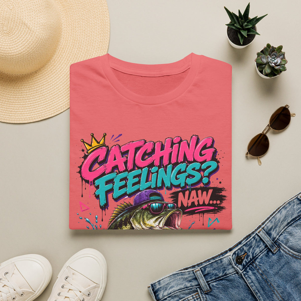 Catching Feelings Bass HipHop T-Shirt