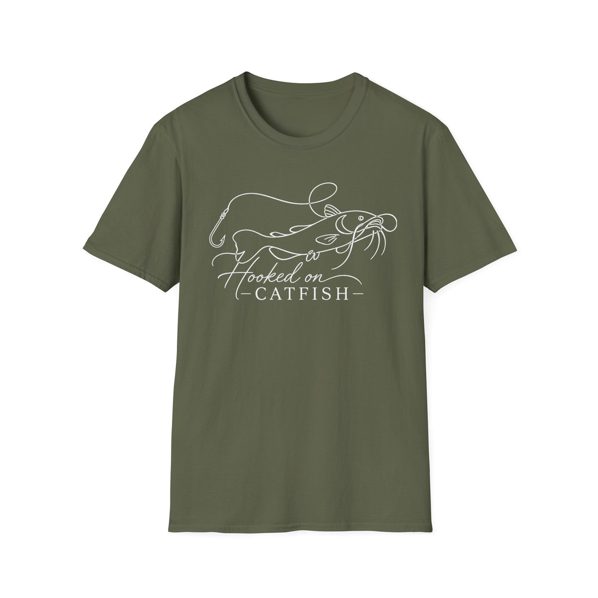 Hooked Line Catfish T-Shirt