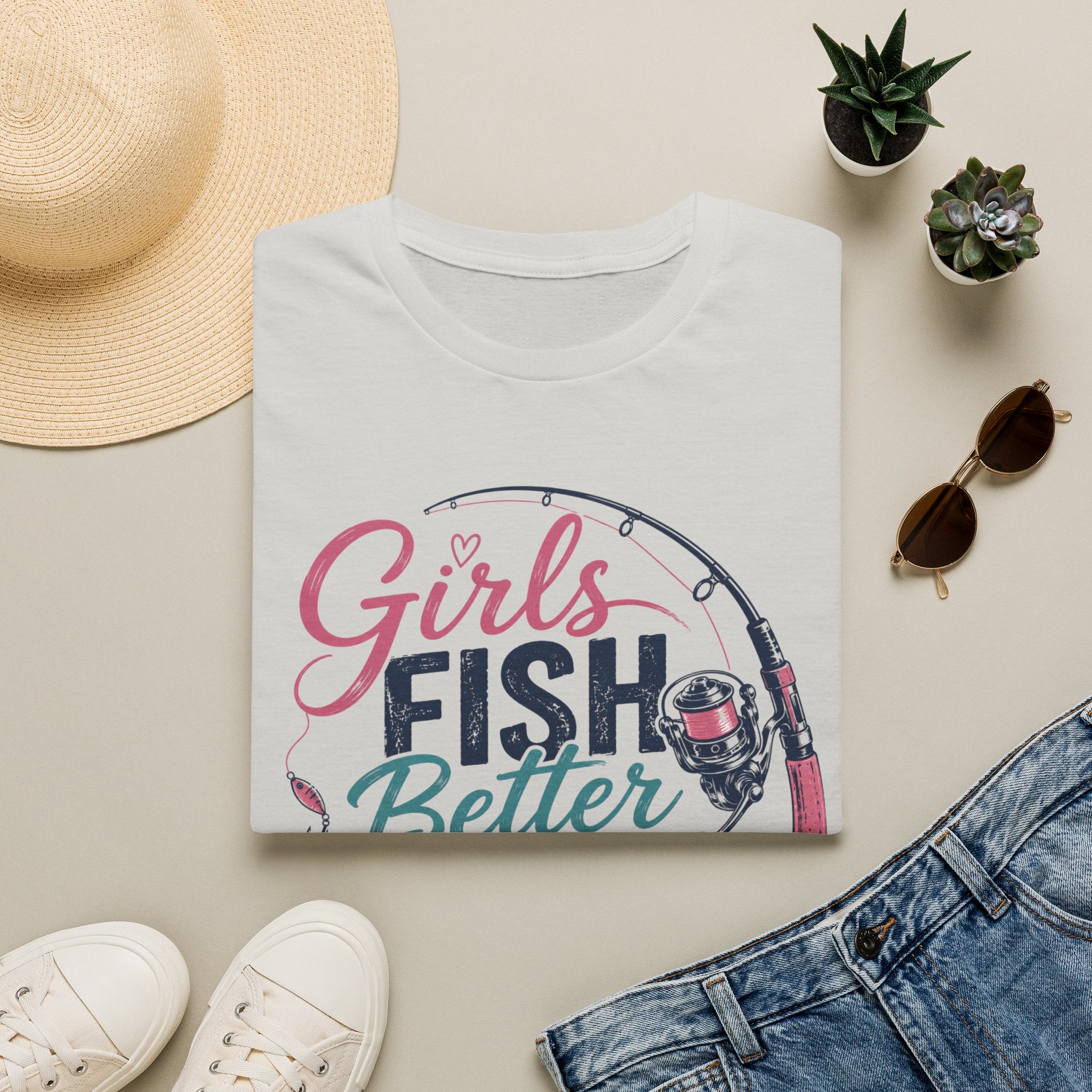 Girls Fish Better T-shirt